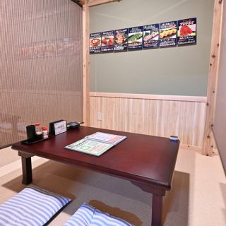 ３～６名様向けのお座敷席
