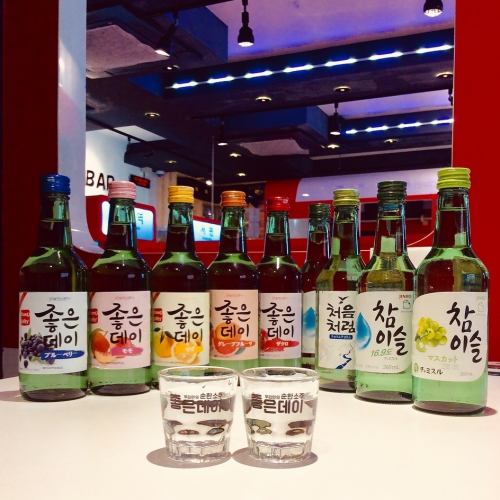 You can order Korean soju even with all-you-can-drink alcohol ♪