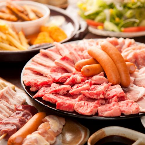 【超值】炭烤炭烤肉！约30种烤肉100分钟自助餐1,700日元（含税1,870日元）