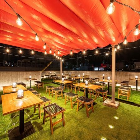 4名様からご利用可のテラステーブル席★大迫力のパノラマビューで特別な時間を作り出します★