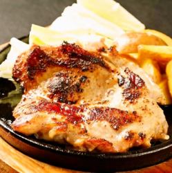 鶏もも肉の壱枚焼き