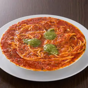 バジリコとトマトのスパゲッティ