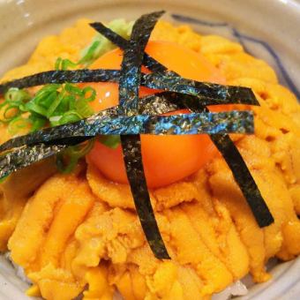 Miyazaki sea urchin rice (with miso soup)