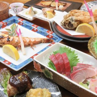 滿足套餐【僅限10道菜】4,400日圓（含稅）