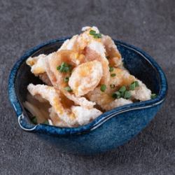 Chicken skin ponzu