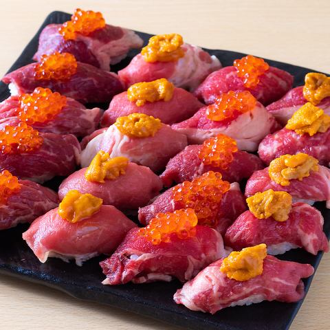 [Very popular meat sushi that has been talked about in the media!]