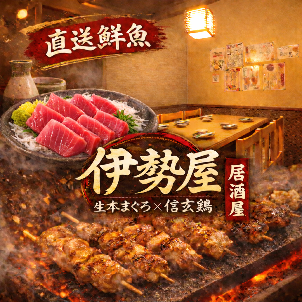 【錦糸町駅 徒歩1分】個室でマグロを堪能◎コースは3時間飲み放題付き4,000円~