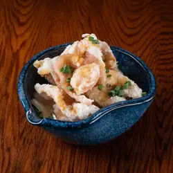 Chicken skin ponzu