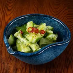 Crushed cucumber
