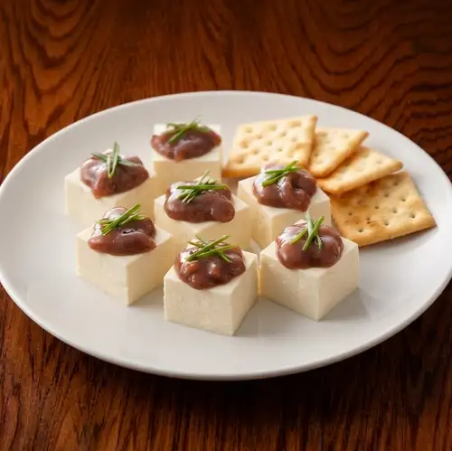 Tuna innards cheese