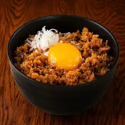 Chicken minced meat rice