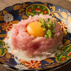 ねぎとろユッケ