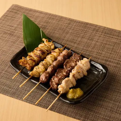 焼き鳥５本盛り合わせ