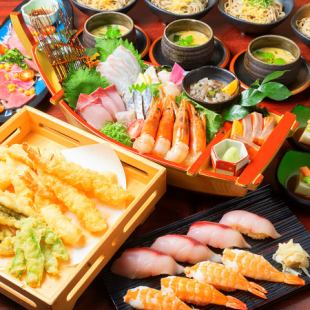 [Gorgeous Fune Earthen Furo Course] 7 dishes including standard all-you-can-drink 5,500 yen (tax included)