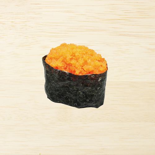 44. Herring roe / 45. Salmon roe / 46. Boiled conger eel