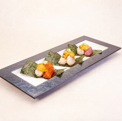 [Luxury] 51. 3 kinds of raw sea urchin