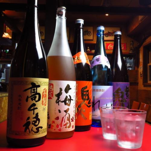 Takachiho's shochu, plum wine and rare cocktails!