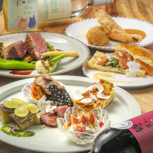 ◆90分飲み放題付き◆　忘年会コース料理