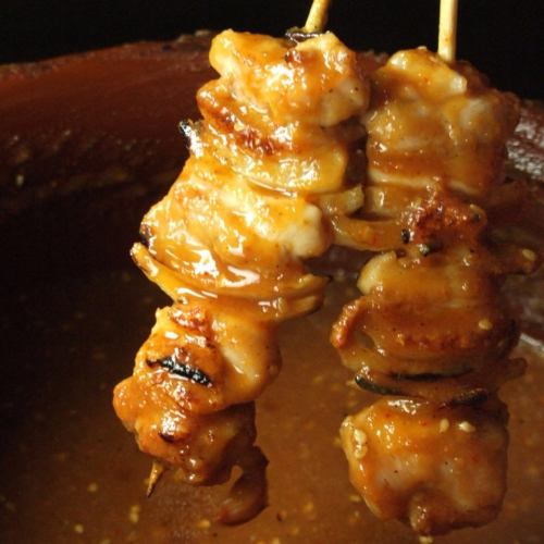 The secret miso sauce yakitori is a must.