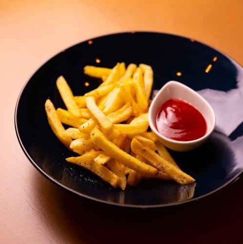 Potato french fries truffle and B pepper