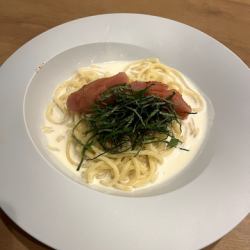 香辣鳕鱼籽奶油意面