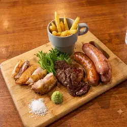 Our proud selection of 3 meat platters