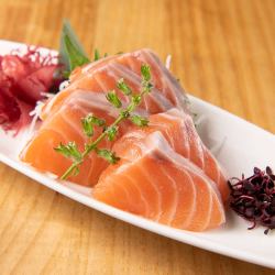 Salmon sashimi