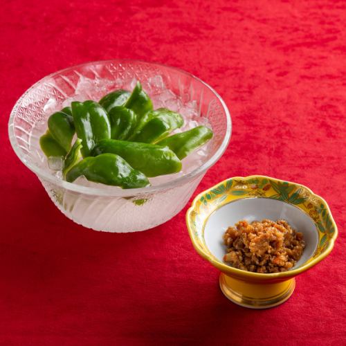 冷やし肉味噌ピーマン/チャンジャ 各