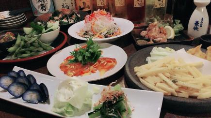 【含无限畅饮】自助餐套餐：4400日元（含税）