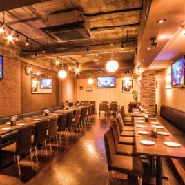 【会社宴会/PARTY】2Fは70名様から最大120名着席可能！こだわりのコースも各種ご用意！