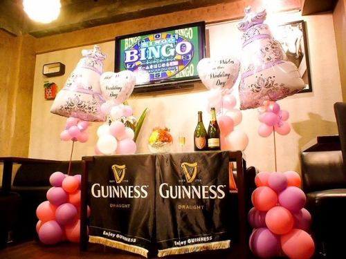 貸切・結婚式２次会にも！