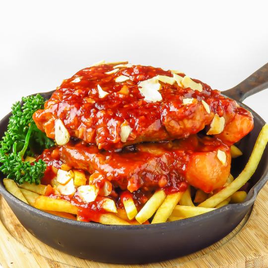 【皿出しスタイル】ポークステーキやハニーマスタードチキン全7品2H飲み放題付き5000円コース