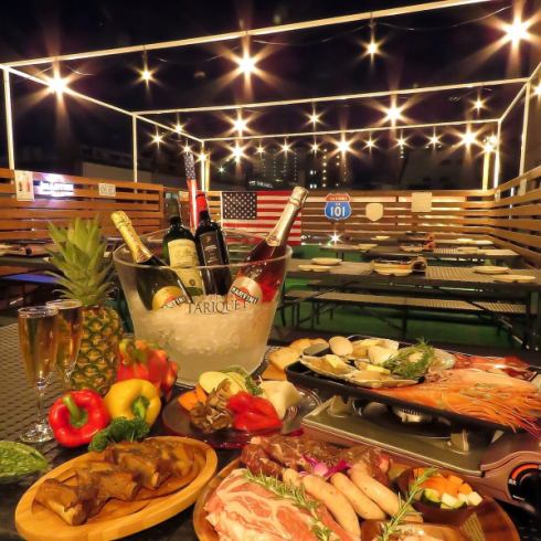 オープンテラスで当店自慢の料理をご堪能ください♪