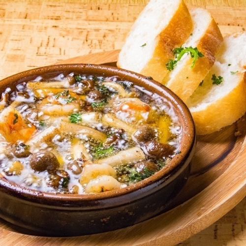 Seafood and Mushroom Ajillo