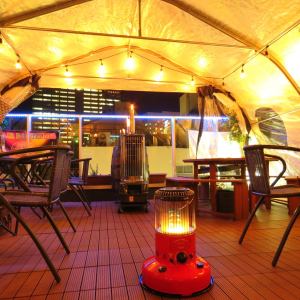 Terrace seats that can accommodate parties of up to 40 people ♪ Please leave the seasonal banquet to us ♪