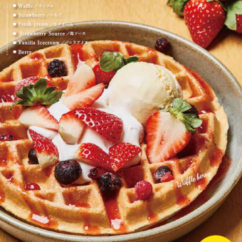 berry waffle