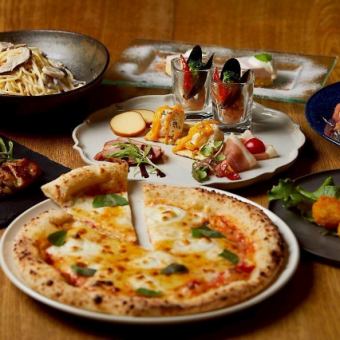 【スタンダードコース】 前菜5種・チキンローストなど全11品♪90分のみ放題付5000円(税込)