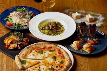 [Casual Course] Perfect for girls' nights, dates, and parties! 8 dishes in total♪ 90 minutes of all-you-can-drink included for 4,000 yen (tax included)