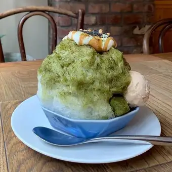抹茶のかき氷