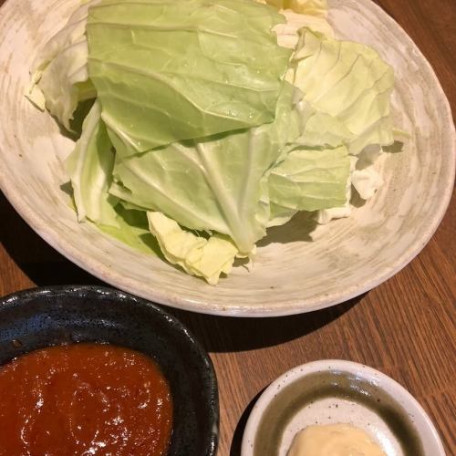 [Standard] Spicy meat miso cabbage