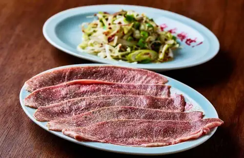 香味野菜のタン焼き