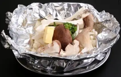 えのきと椎茸のバターホイル焼き