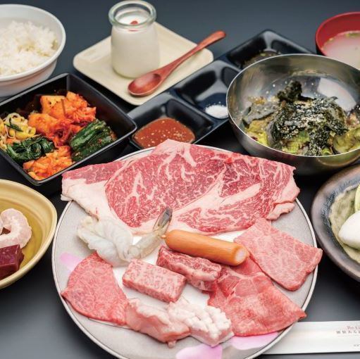 無限暢飲！ 【大份烤肉套餐】大份烤肉、阿波黑部牛腹肉等23道菜/6600日元