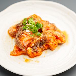 《スタミナ焼き》　希少部位 黒ミノ/テッチャン913円（税込）