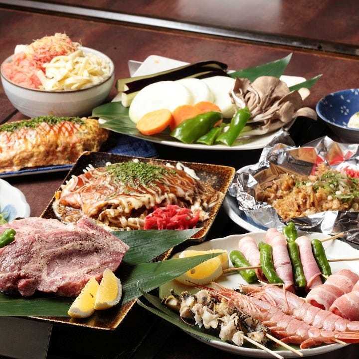 宴会早割特典あり!飲み放題付きコース4種類あります!!