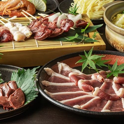 ジビエを楽しむ宴会向けコース♪