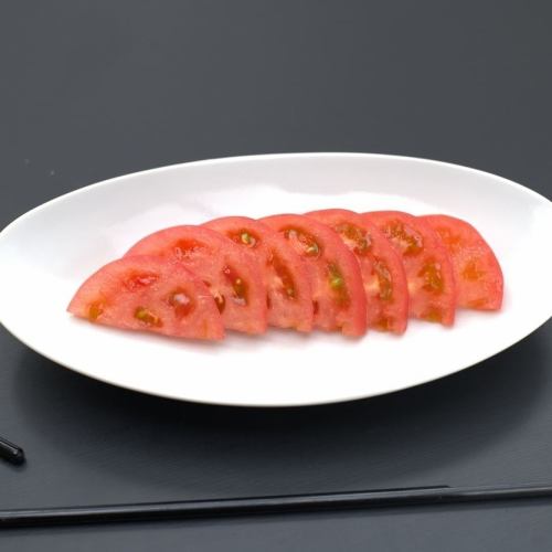 青唐醤の生キムチ/トマトスライス/サンチュ　各