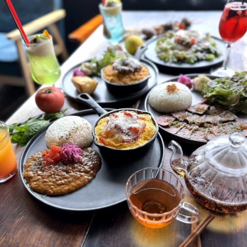 全て自家製のワンプレートランチ！