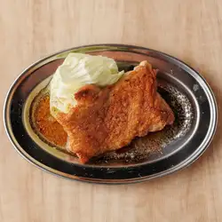 250℃鉄板で仕上げる鶏のガブリ焼き/悪魔の誘惑、鉄板トンテキ