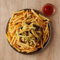 チキン南蛮／皿こぼれ！爆裂大盛りフライドポテト